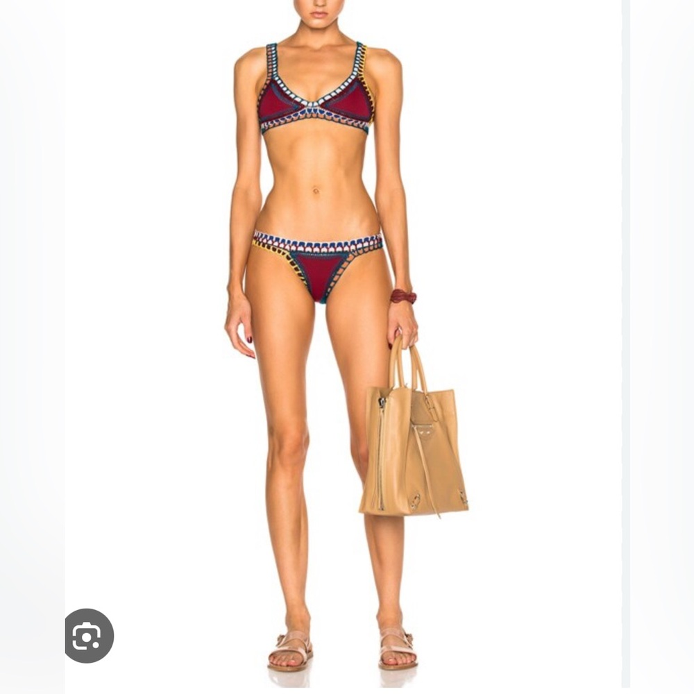 Kiini Soley Triangle Swim Top and Bikini Bottom